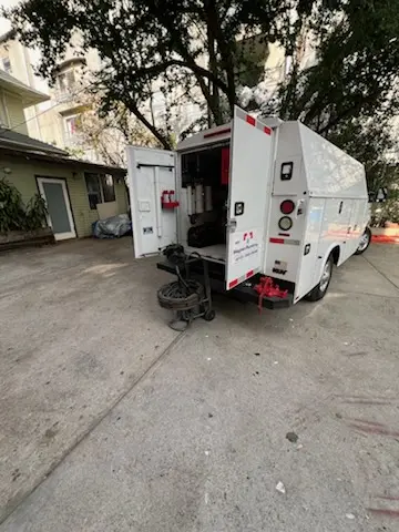 Magnet Plumbing service vehicle on-site for Water Heater Repair in Bay Harbor Islands